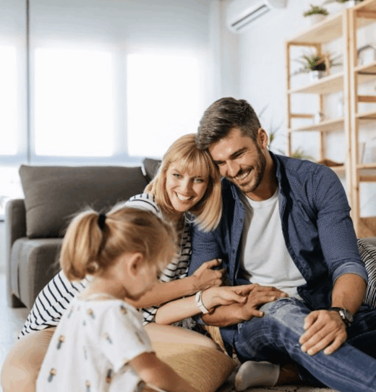 Happy family togetherness in Perth. Clairs Keeley Lawyers offer Mediation for parenting and family law. Daughter, home, family support.