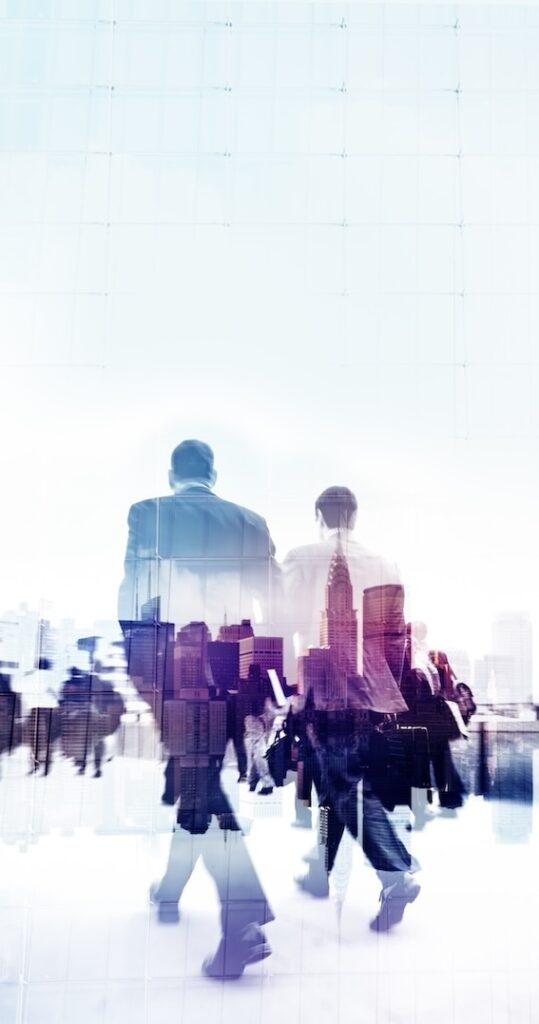 Perth Lawyers specializing in Complex Wills, Estates, and Probate. Business people commuting in the city, reflecting legal expertise.